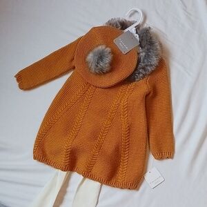 Tahari Baby Sweater Dress Outfit